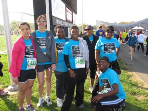 Day Nursery staff competing in the Indiana Sports Corp Corporate Challenge 2012